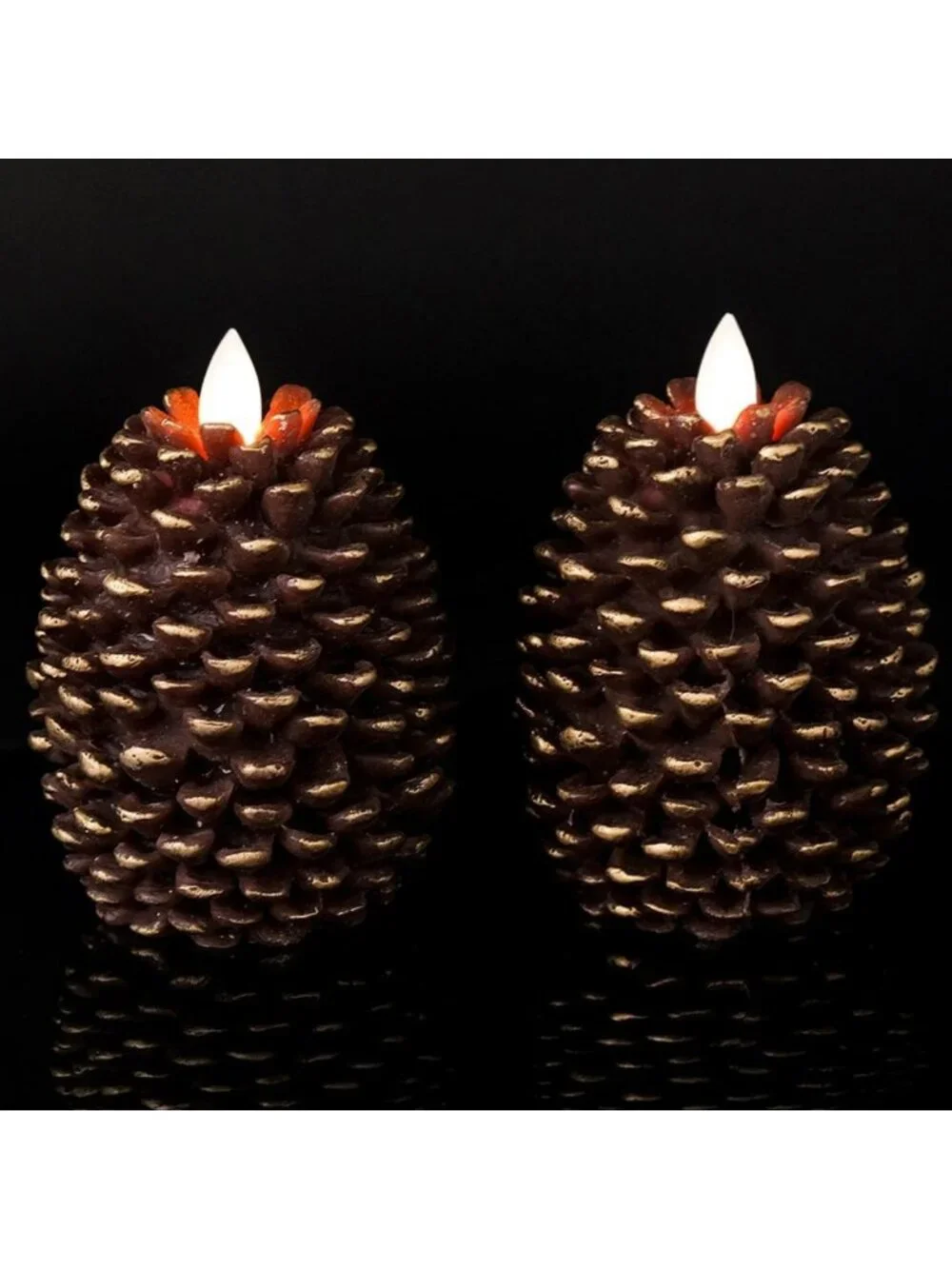 Battery Operated Flameless Candles with 6-Hour Timer - Safe & Elegant Decor